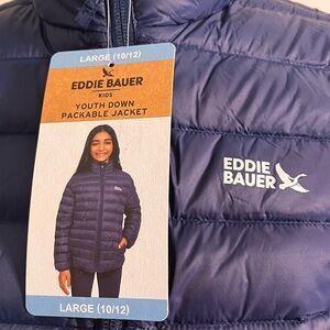 Eddie Bauer youth  Blue Puffer Jacket